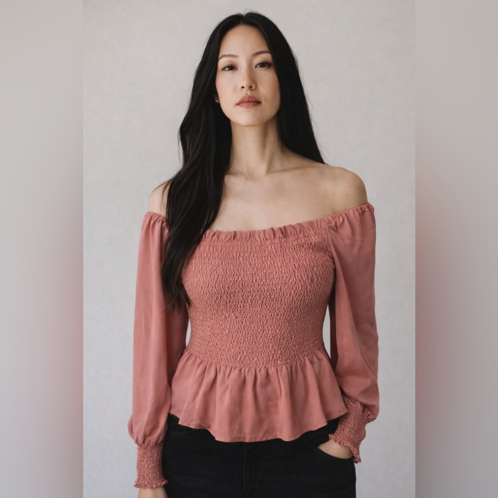Shinestar Pink Ruffle Shirt